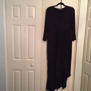 Large Size Navy Dress